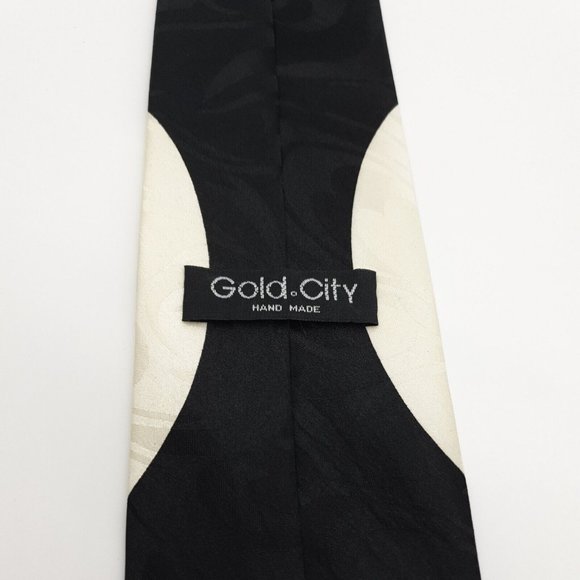 Absolut Vodka Mens Tie 100% Silk Bartender Waiter Waitress Club Cocktail Black - Picture 5 of 5